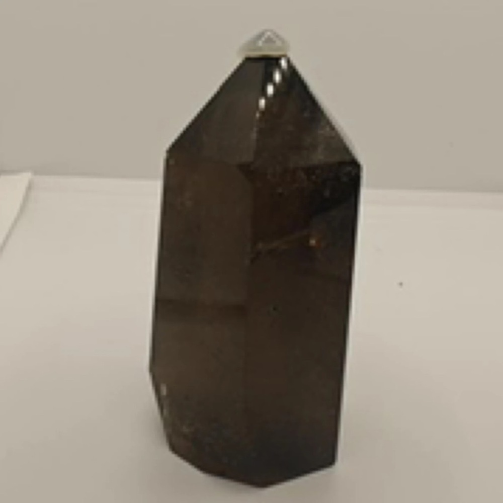 Medium sized Smoky Quartz Tower with Rainbow inclusions